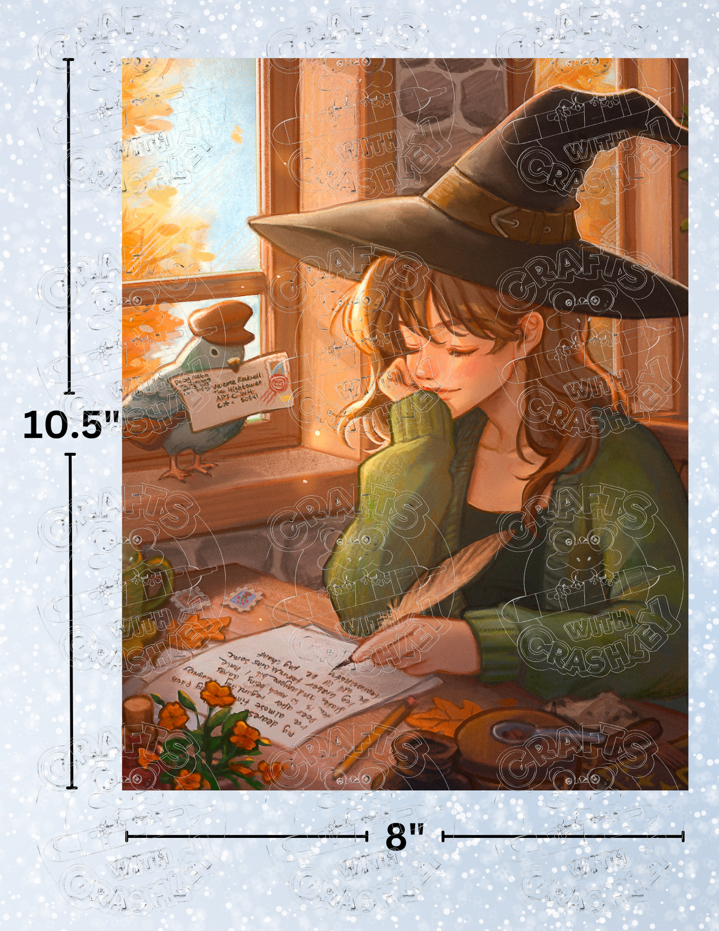 "Autumn Letter" by ©Ivy Dolamore Premium Decorative Release Papers for Diamond Painting