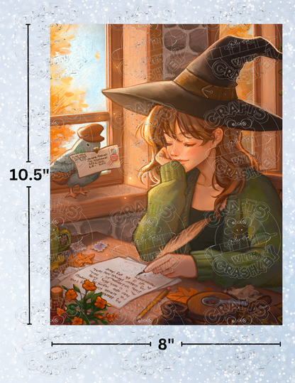 "Autumn Letter" by ©Ivy Dolamore Premium Decorative Release Papers for Diamond Painting