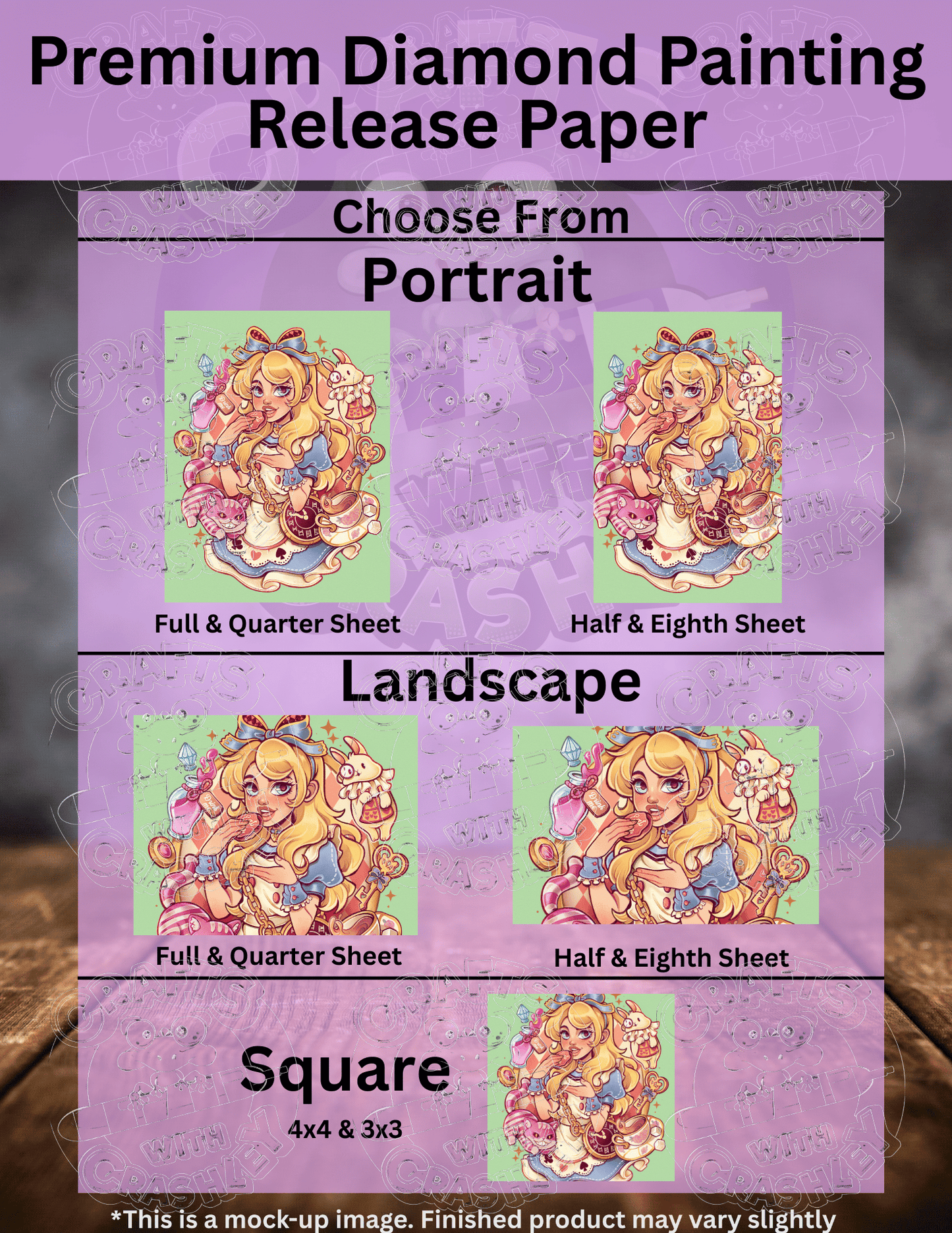 "Alice in Wonderland" by ©Mrs Butter D Premium Accessories for Diamond Painting