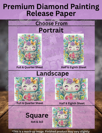 "Rococo Cat" by ©Jeremiah Ketner Premium Accessories for Diamond Painting
