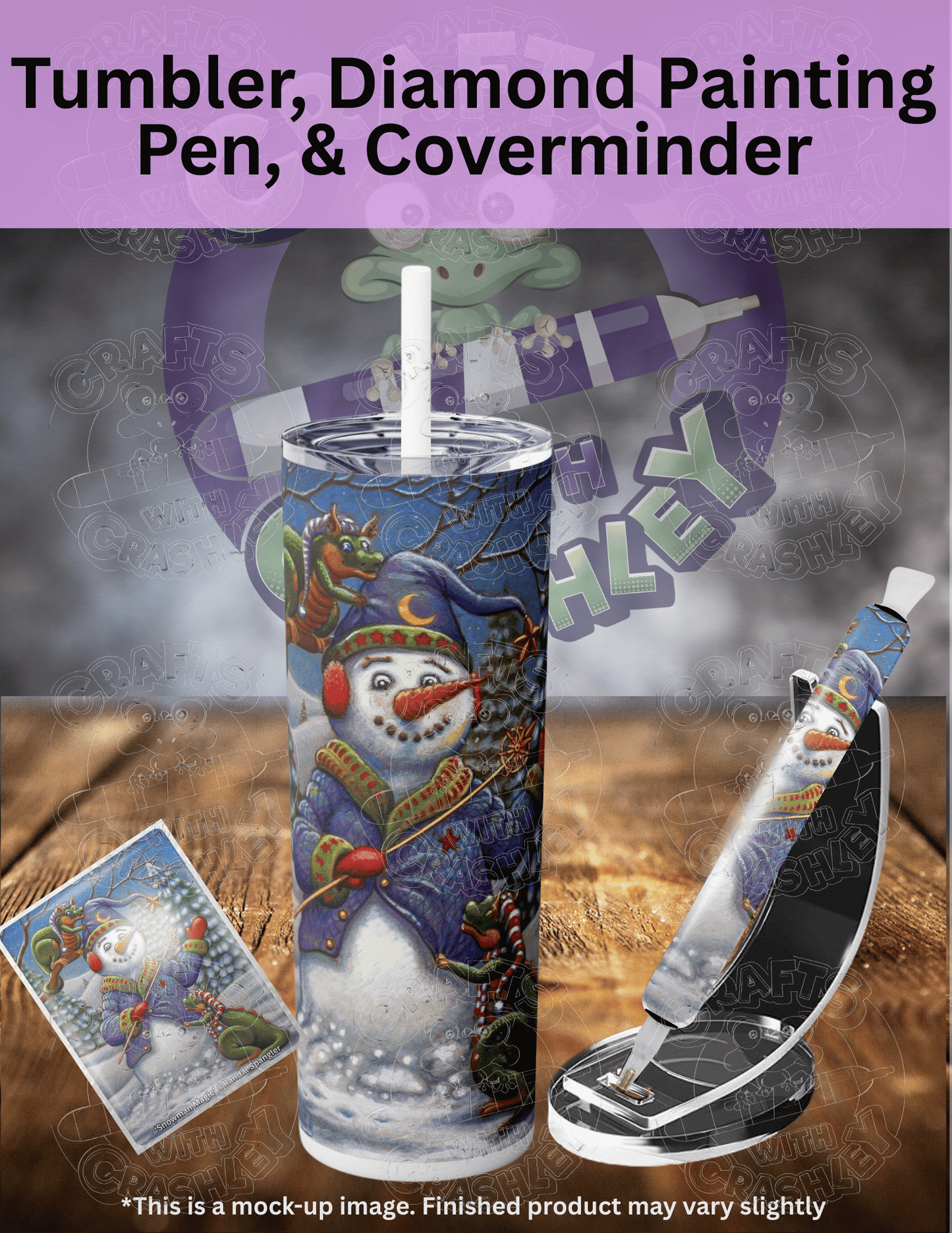 "Snowman Magic" by ©Randal Spangler Premium Accessories for Diamond Painting