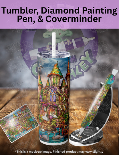 "Swan Lake Castle" by ©Ciro Marchetti Premium Accessories for Diamond Painting