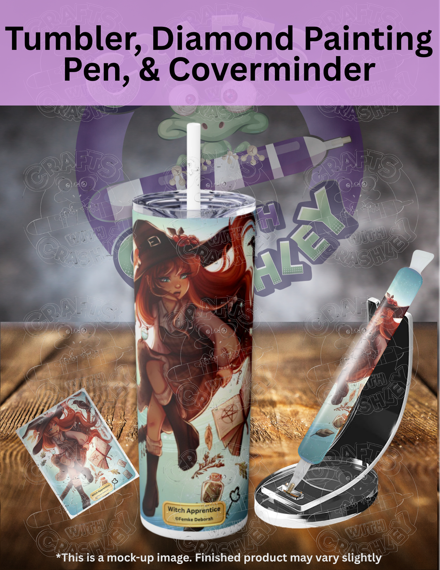 "Witch Apprentice" by ©Femke Deborah Premium Accessories for Diamond Painting