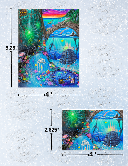 "Aquatic Dreams" by Becca Tindol Decorative Diamond Painting Release Papers