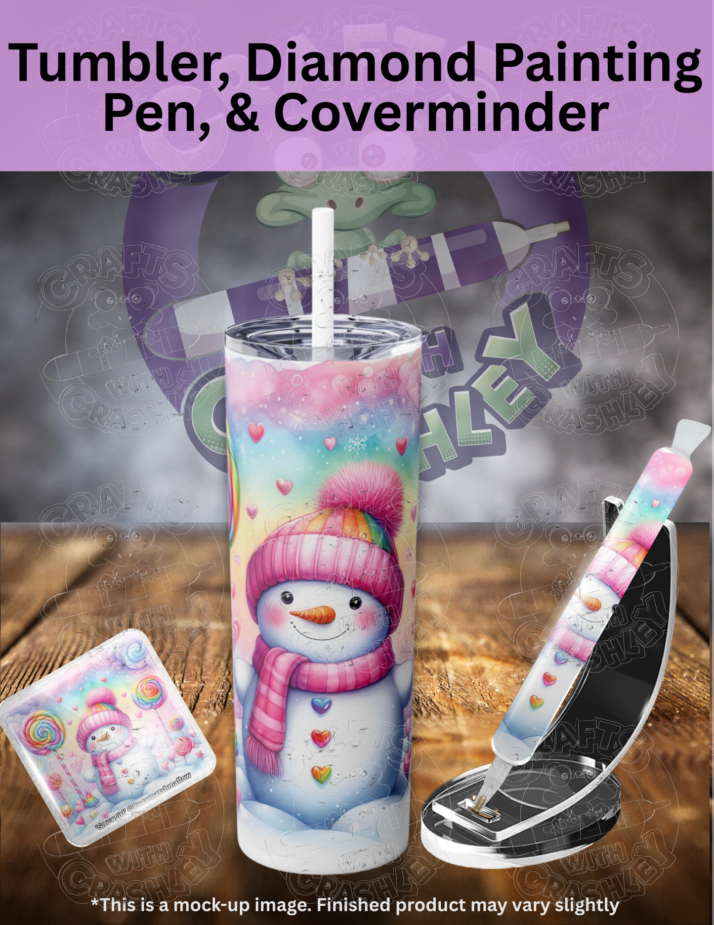 "Snowgirl" by ©Cocomarshmallow Premium Accessories for Diamond Painting