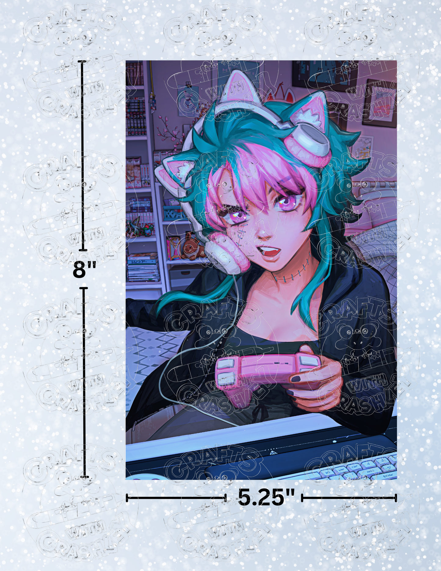 "WTF Moment" by ©Ivy Dolamore Premium Decorative Release Papers for Diamond Painting