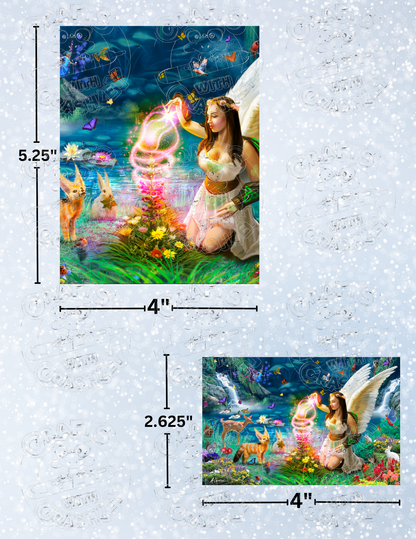 "Cerridwen Fairie Goddess" By ©Anthony Christou Decorative Diamond Painting Release Papers