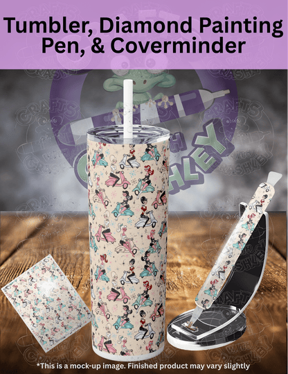 "Scooter Girls" by ©Miss Fluff Premium Accessories for Diamond Painting