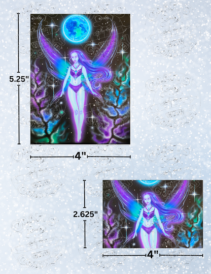 "Moon Fairy" by Becca Tindol Decorative Diamond Painting Release Papers