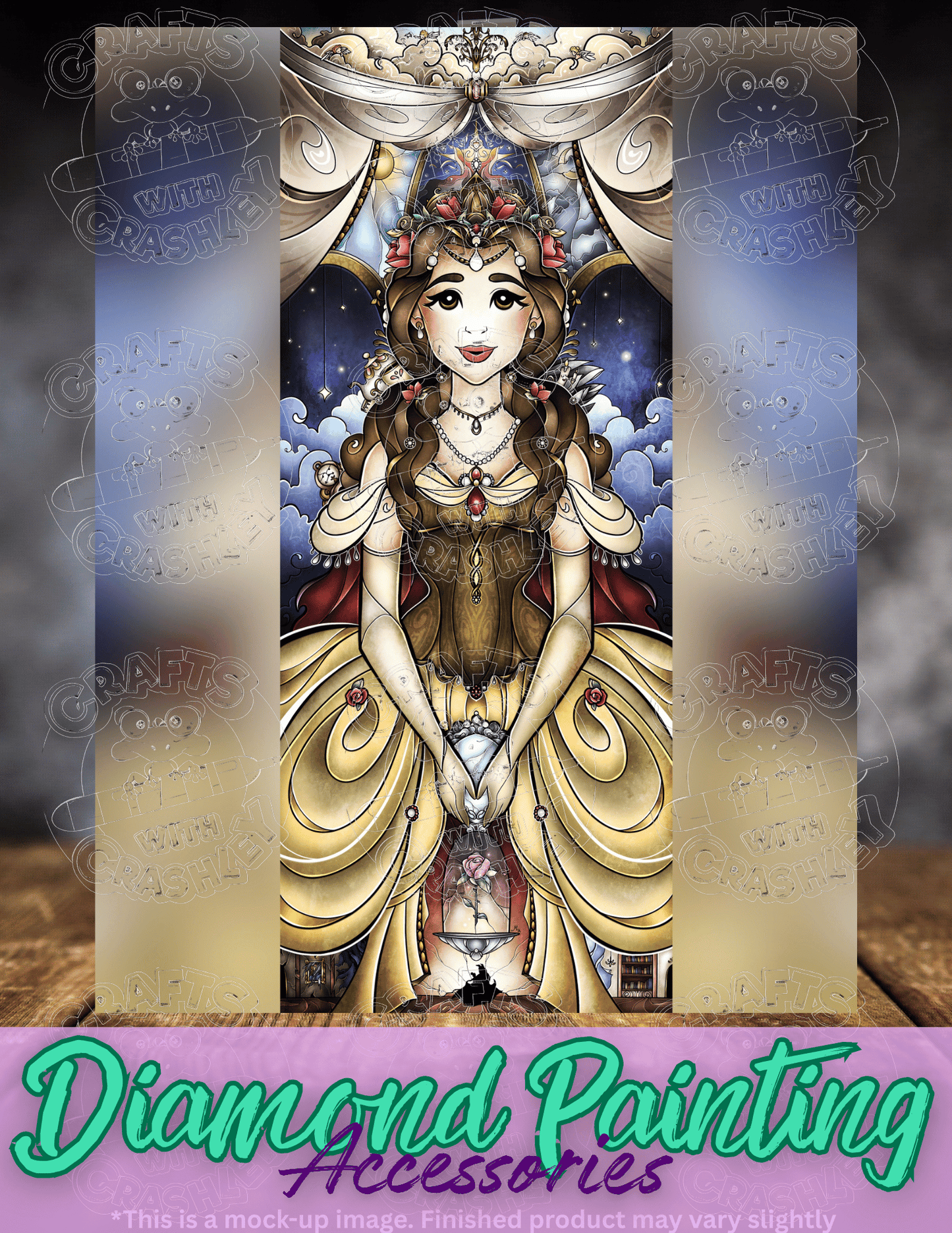 "It was Beauty that Tamed the Beast" by ©Mandie Manzano Premium Accessories for Diamond Painting