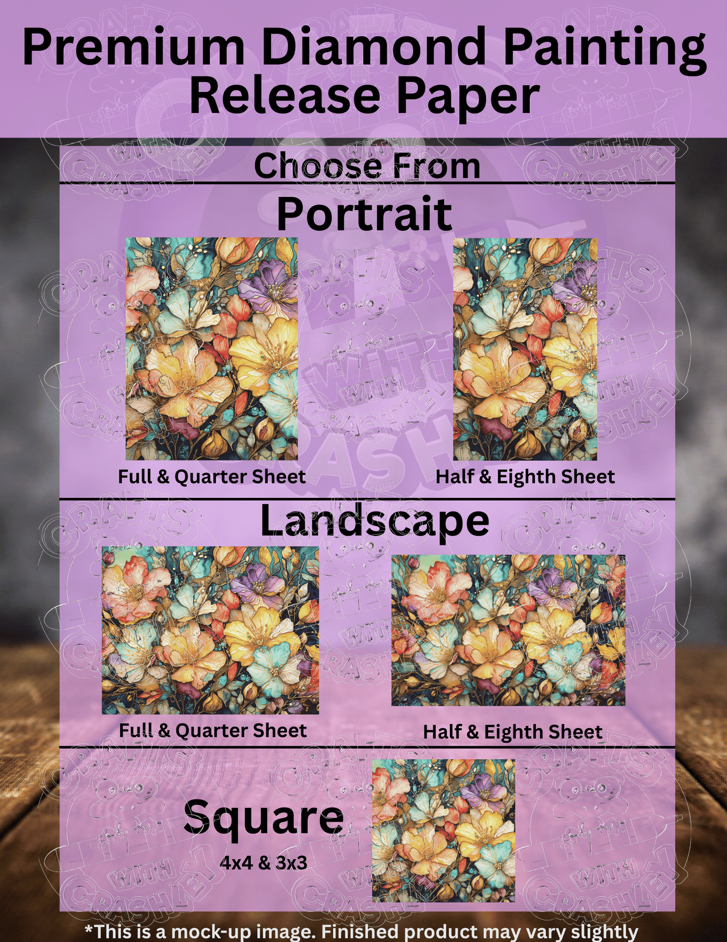 "Fancy Flower Garden" by ©Peggy Collins Premium Accessories for Diamond Painting