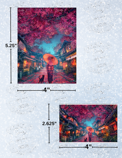 "Sakura Festival" by ©Yuumei Decorative Diamond Painting Release Papers