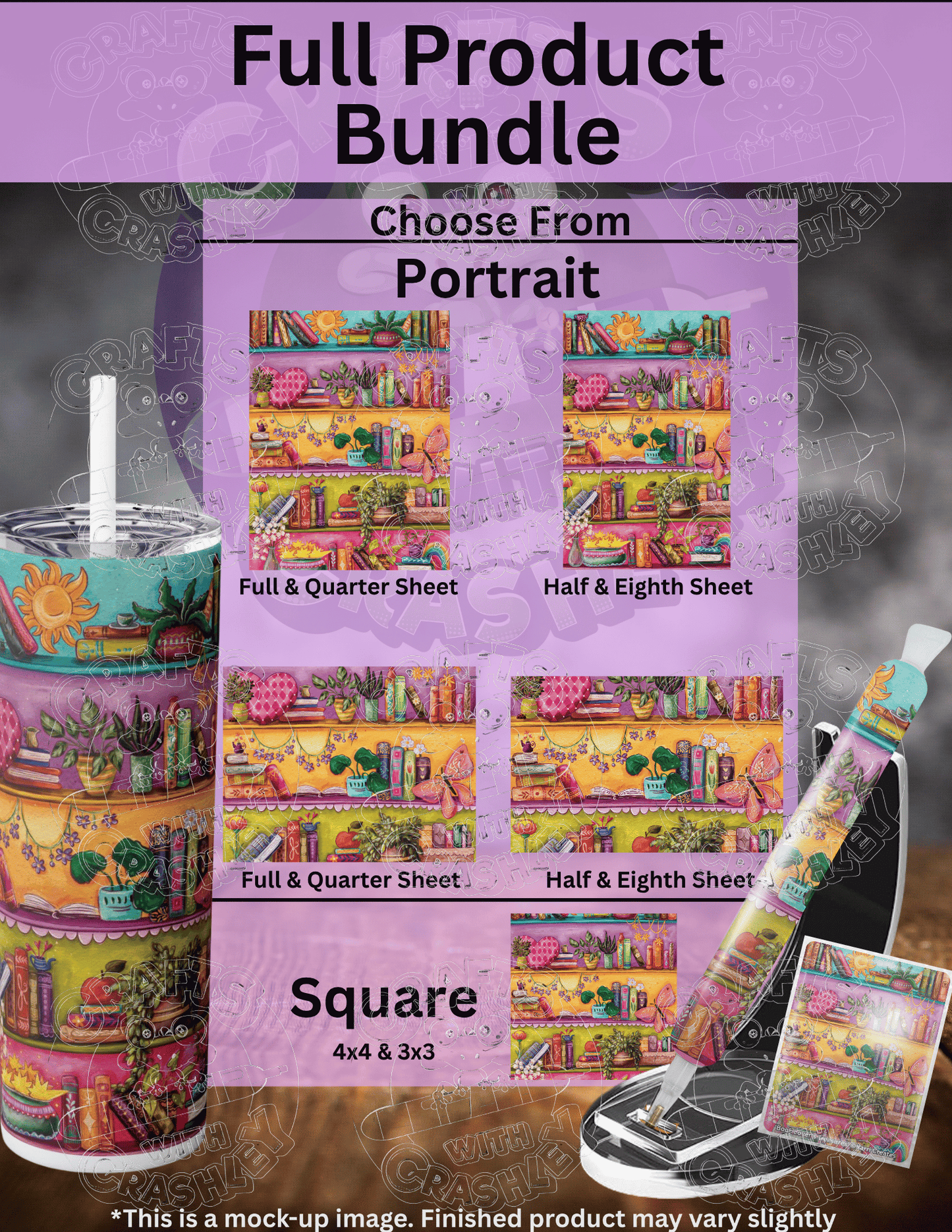 "Book Lover's Treasures" by ©Karii Creates Premium Accessories for Diamond Painting