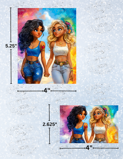 "Unbreakable Bonds, Unstoppable Love" by Stacy Deal Decorative Diamond Painting Release Papers