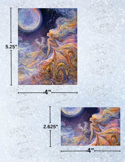 "Fly Me to the Moon" by ©Josephine Wall Decorative Diamond Painting Release Papers
