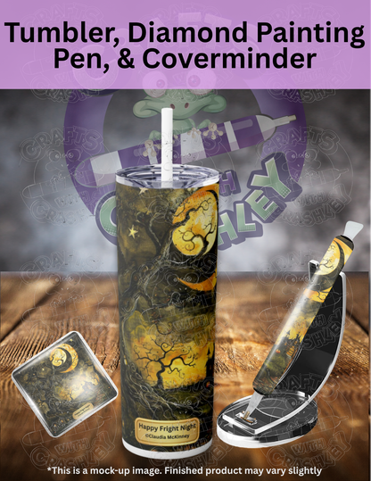 "Happy Fright Night" by ©Claudia McKinney Premium Accessories for Diamond Painting