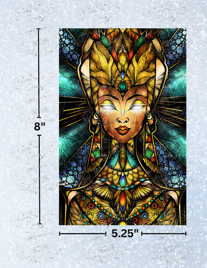 "Nefertiti" by ©Mandie Manzano Premium Decorative Release Papers for Diamond Painting