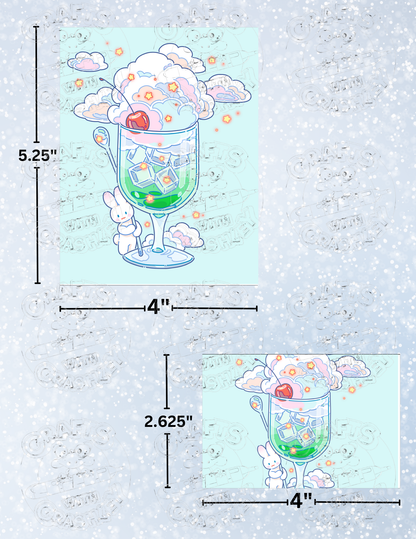 "Cream Soda" by ©Hiroko Hashimoto Decorative Diamond Painting Release Papers