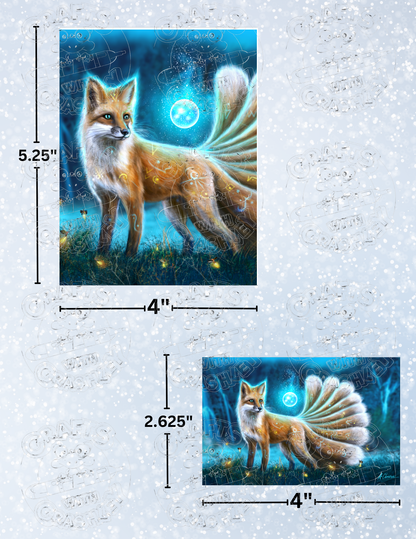 "Kitsune Tuskiko" By ©Anthony Christou Decorative Diamond Painting Release Papers