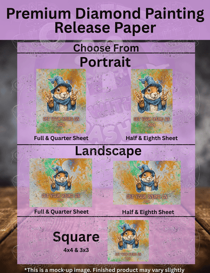 "Get Your Weird On 2026 Squirrel" Premium Accessories for Diamond Painting