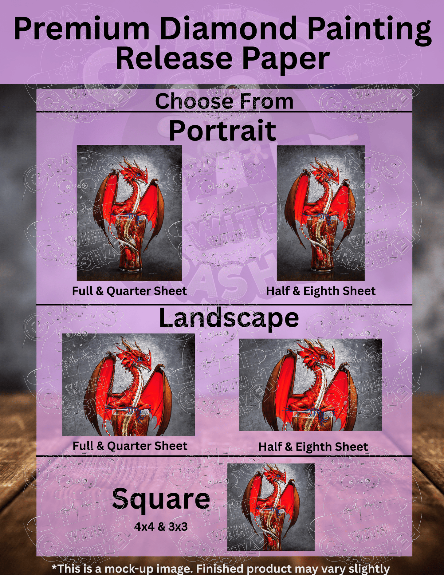 "Cola Dragon" by ©Stanley Morrison Premium Accessories for Diamond Painting