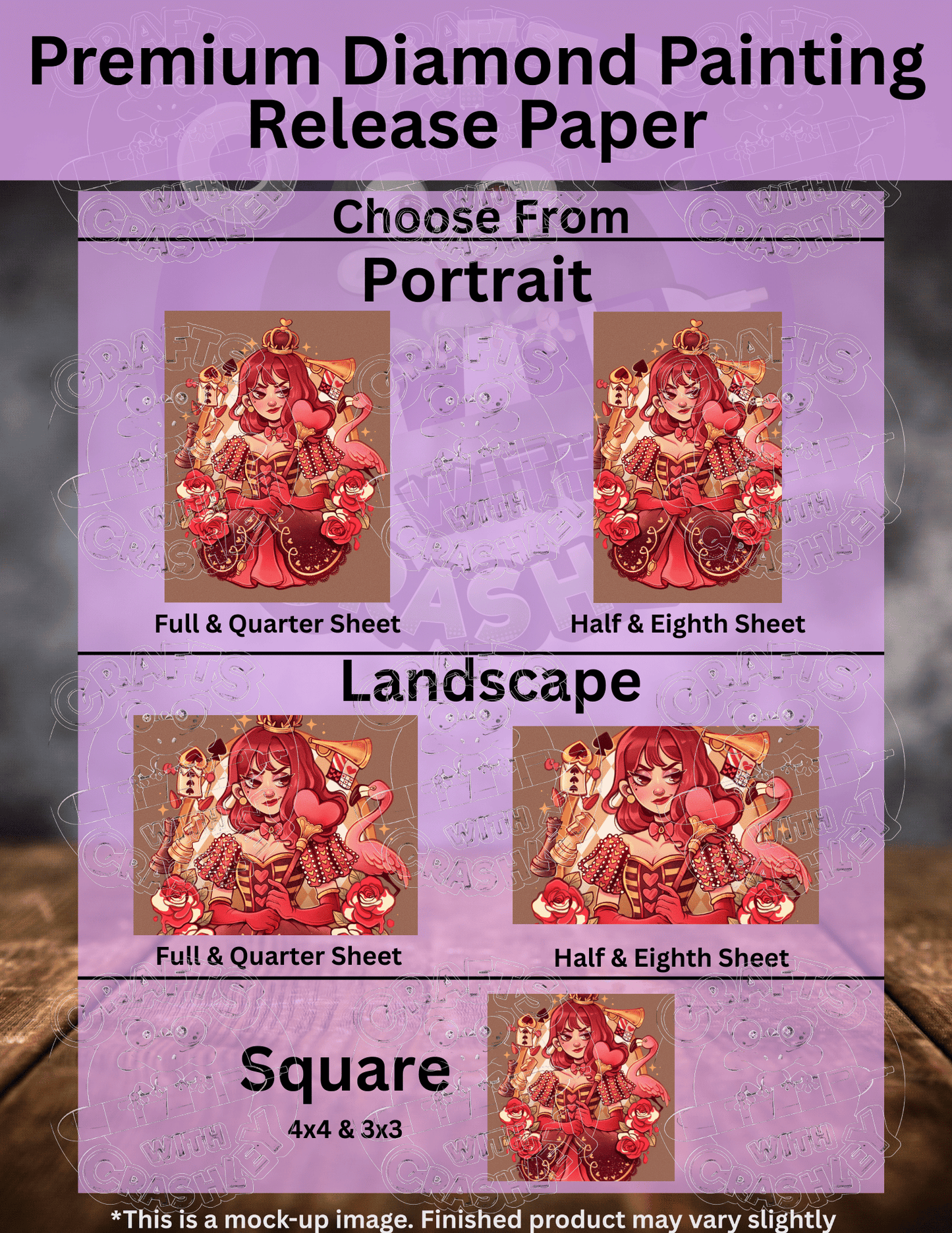 "Queen of Hearts" by ©Mrs Butter D Premium Accessories for Diamond Painting