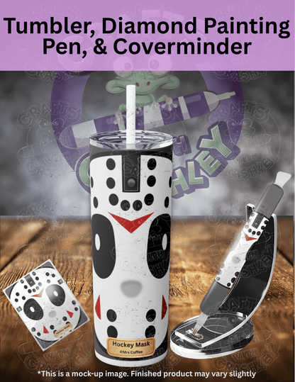 "Hockey Mask" by ©Mrs Coffee Premium Accessories for Diamond Painting