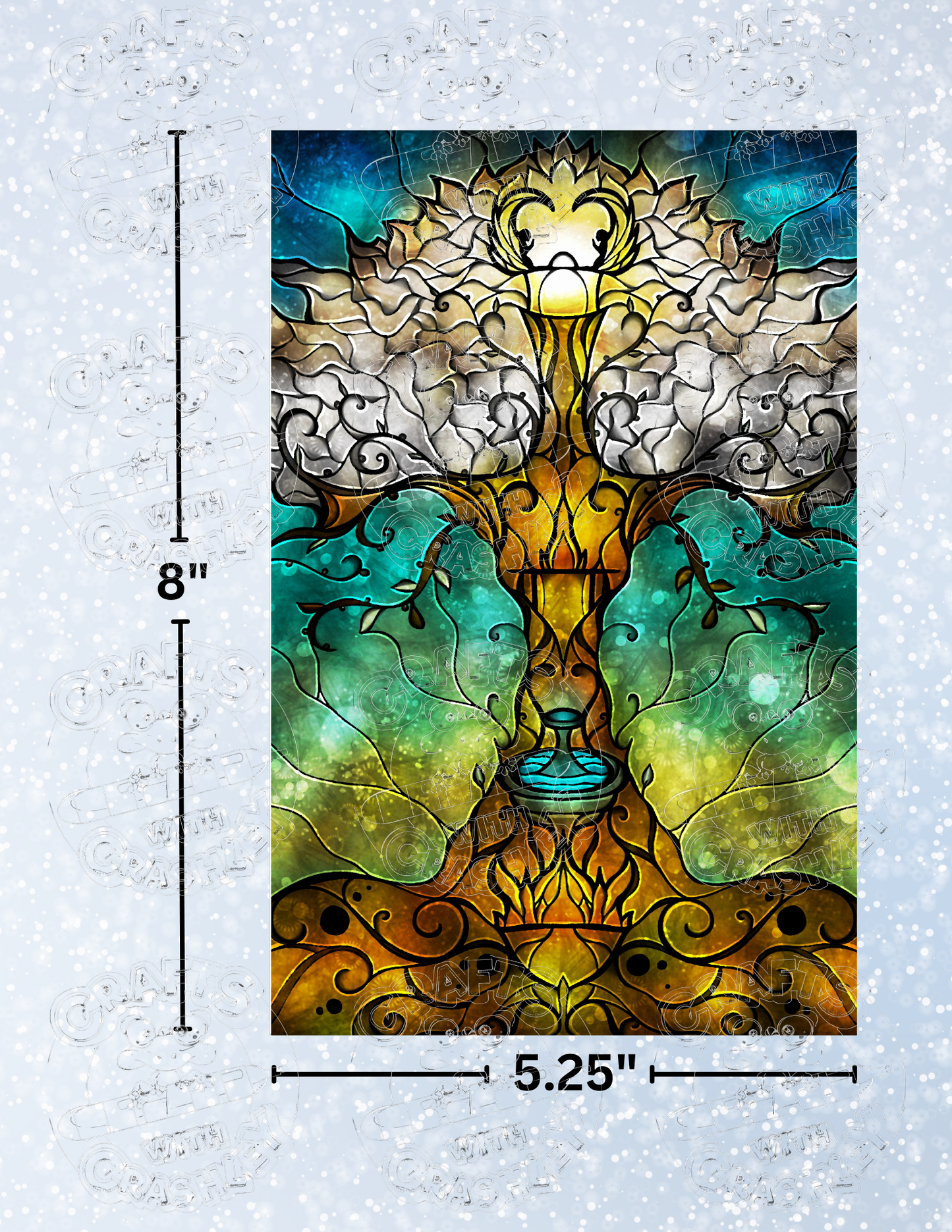 "Tree of Life" by ©Mandie Manzano Premium Decorative Release Papers for Diamond Painting