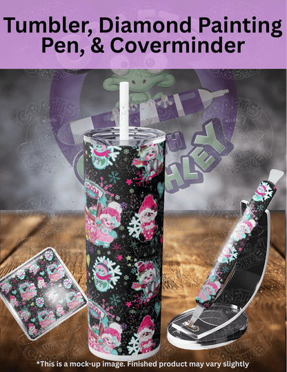 "Colorful Snowman Pattern" by ©Sheena Pike Premium Accessories for Diamond Painting