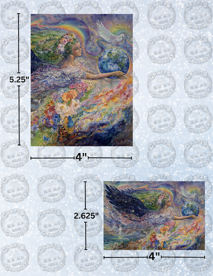 "Earth Angel" by ©Josephine Wall Decorative Diamond Painting Release Papers