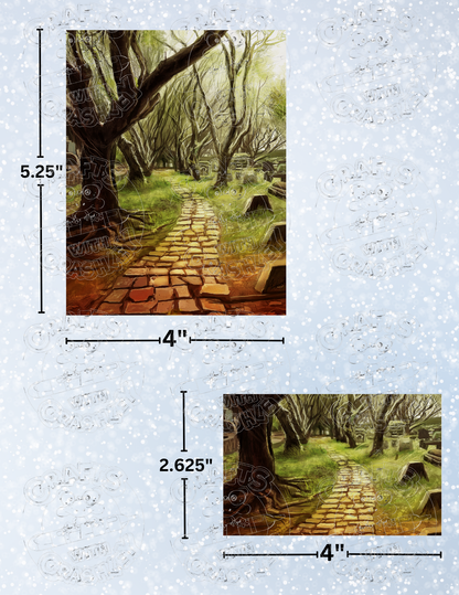"Forest Path" By ©Anthony Christou Decorative Diamond Painting Release Papers