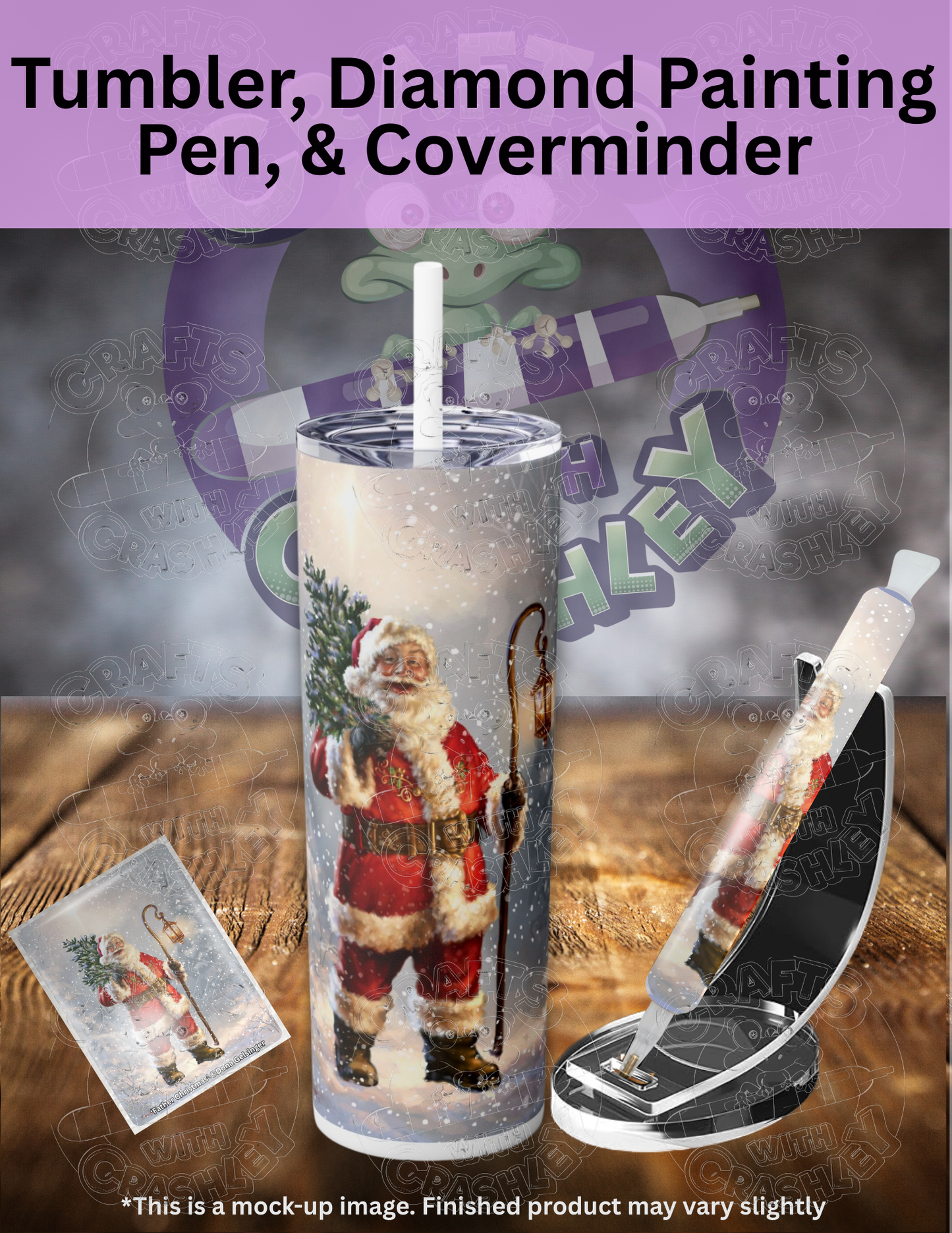 "Father Christmas" by ©Dona Gelsinger Premium Accessories for Diamond Painting