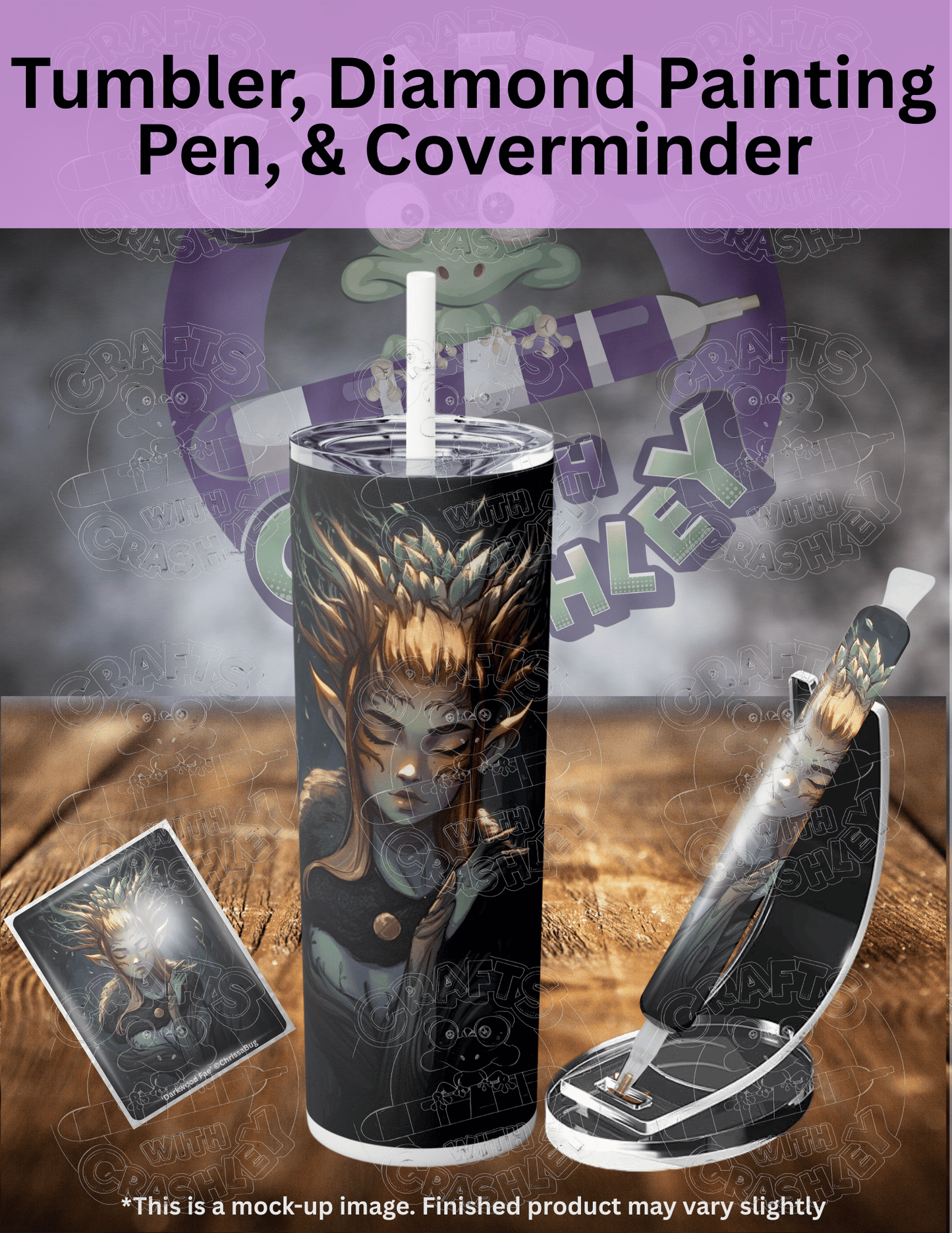 "Darkwood Fae" by ©ChrissaBug Premium Accessories for Diamond Painting