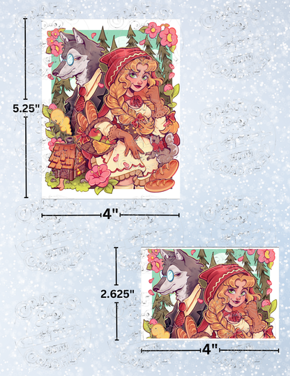 "Little Red Braids" by ©Mrs Butter D Decorative Diamond Painting Release Papers