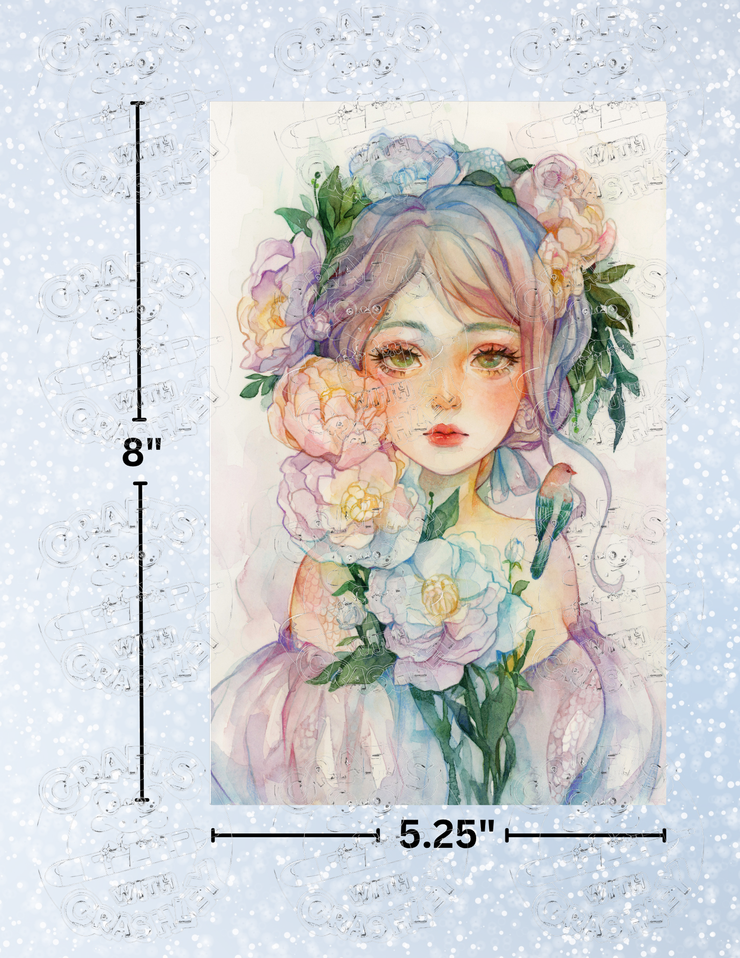 "Love, Tesse" by ©Margaret Morales Premium Decorative Release Papers for Diamond Painting