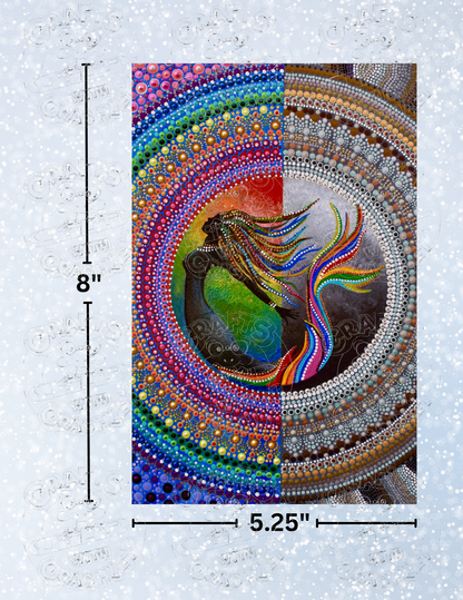 "Sirene" by ©Deborah Malcolm Premium Decorative Release Papers for Diamond Painting