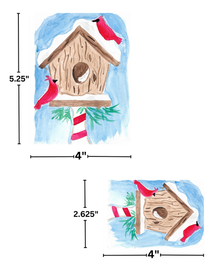 "Cardinal House" by Crafting Journey Decorative Diamond Painting Release Papers