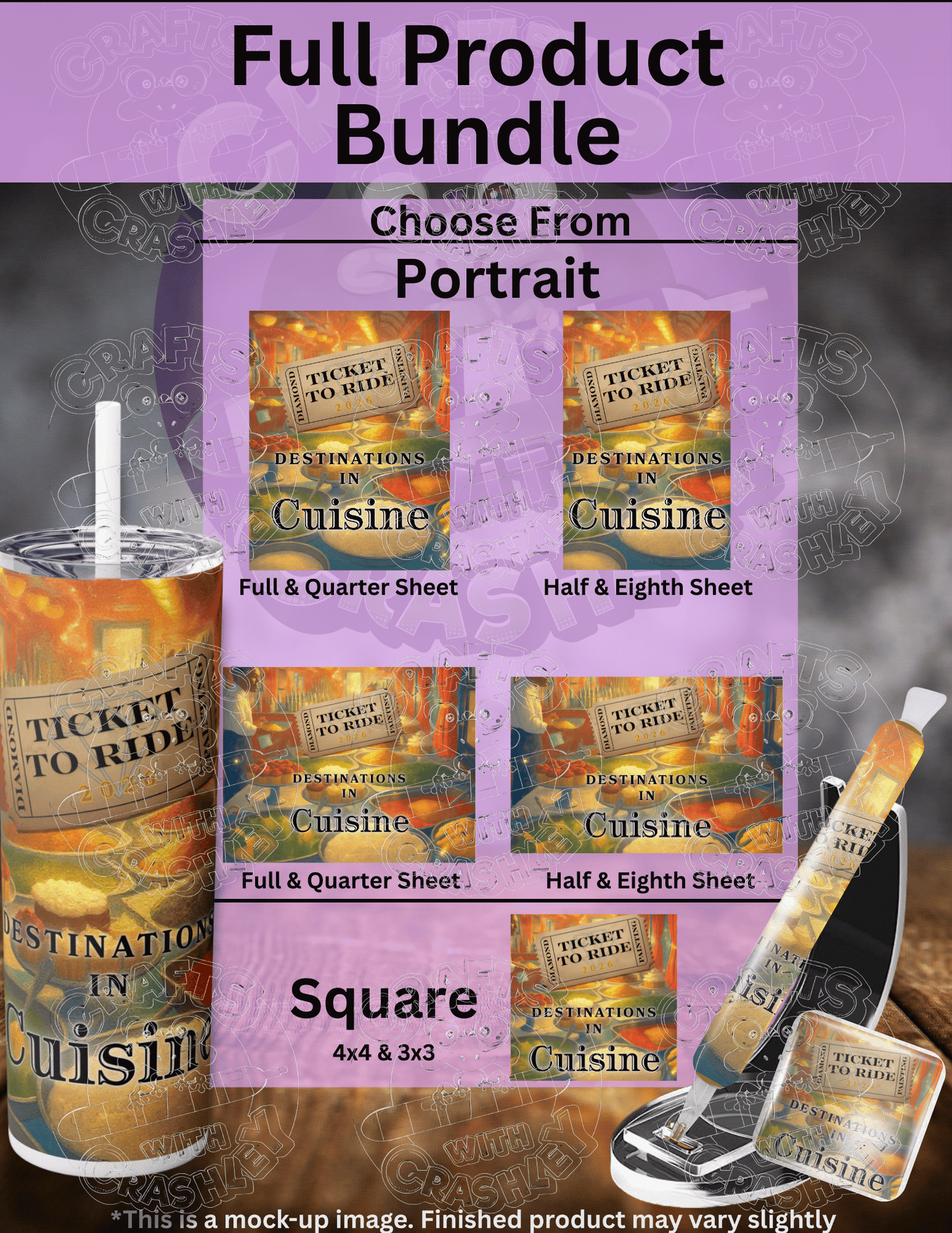 "Ticket to Ride 2026" Premium Accessories for Diamond Painting