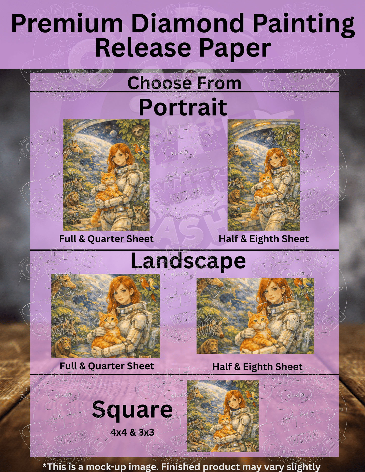 "Noah's Ark in Space" by ©RedNiN Gallery Premium Accessories for Diamond Painting