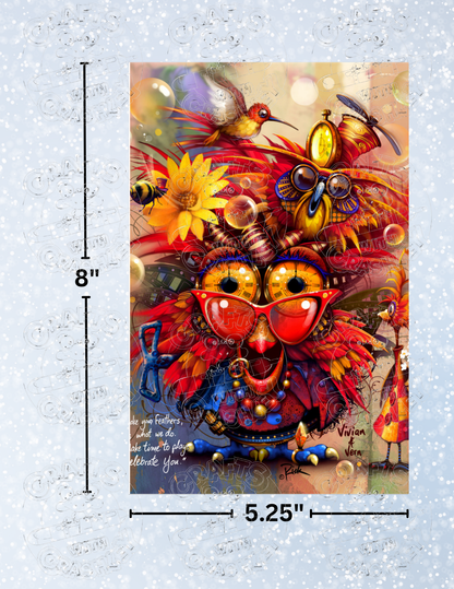 "Vivian & Vern" by ©Richard Lorenz Premium Decorative Release Papers for Diamond Painting