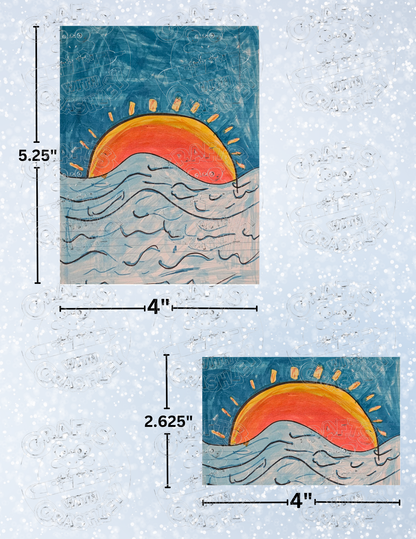 "Ocean Sunset" by Ninja Nora Decorative Diamond Painting Release Papers