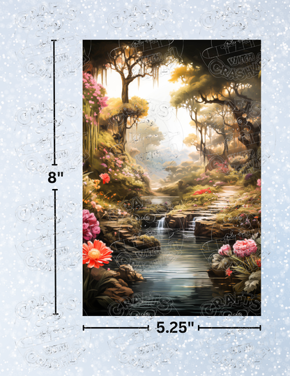 "Eden's Garden" by ©Stacy Deal Premium Decorative Release Papers for Diamond Painting