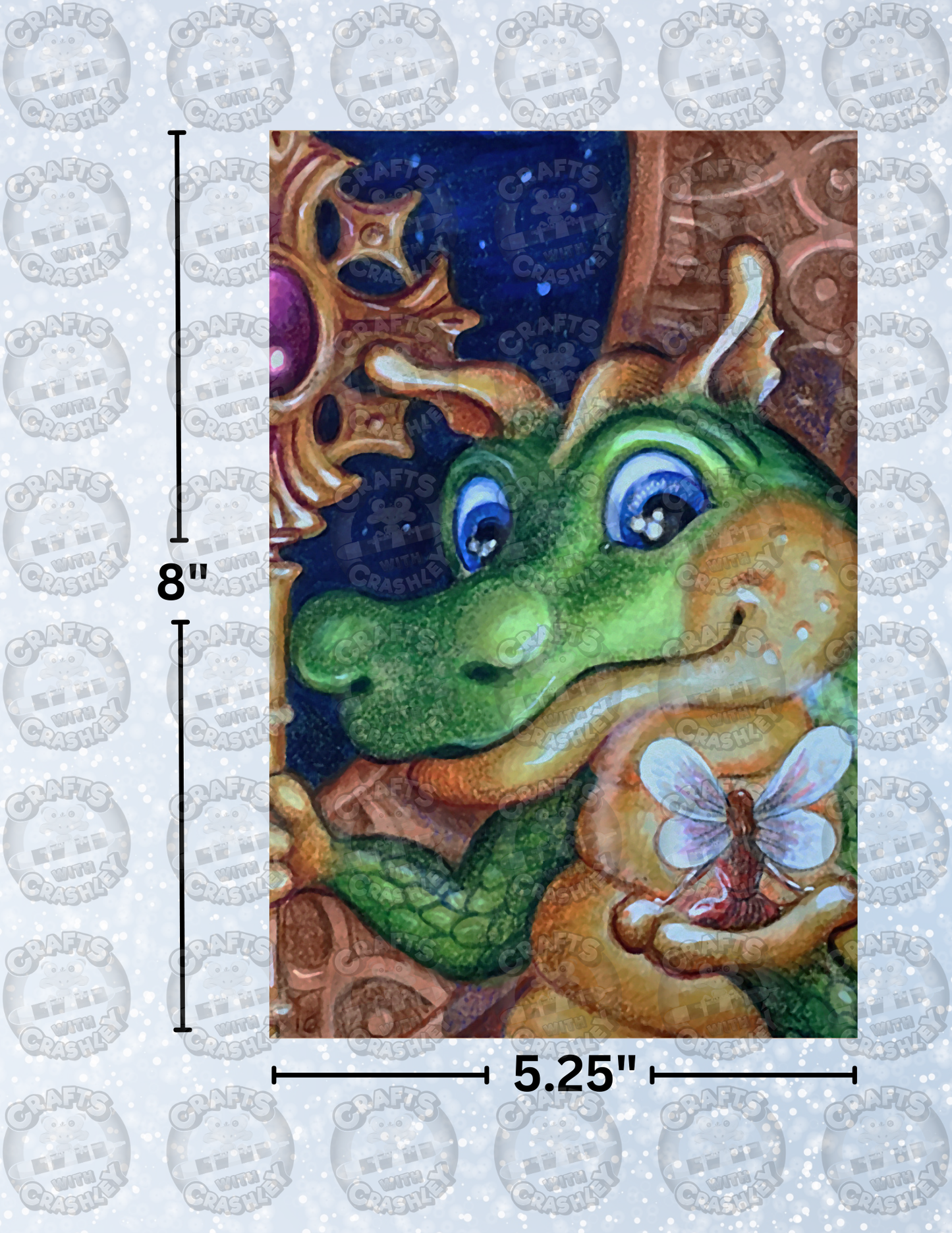 "A Fairy Friend" By ©Randal Spangler Decorative Diamond Painting Release Papers