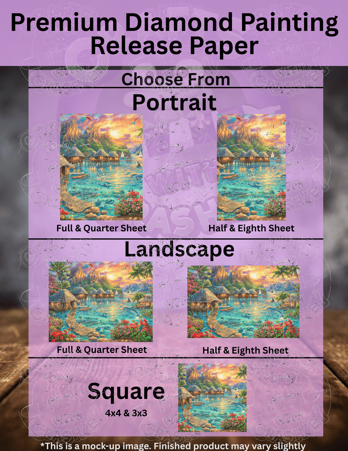 "Tropical Oasis" by ©Chuck Pinson Premium Accessories for Diamond Painting