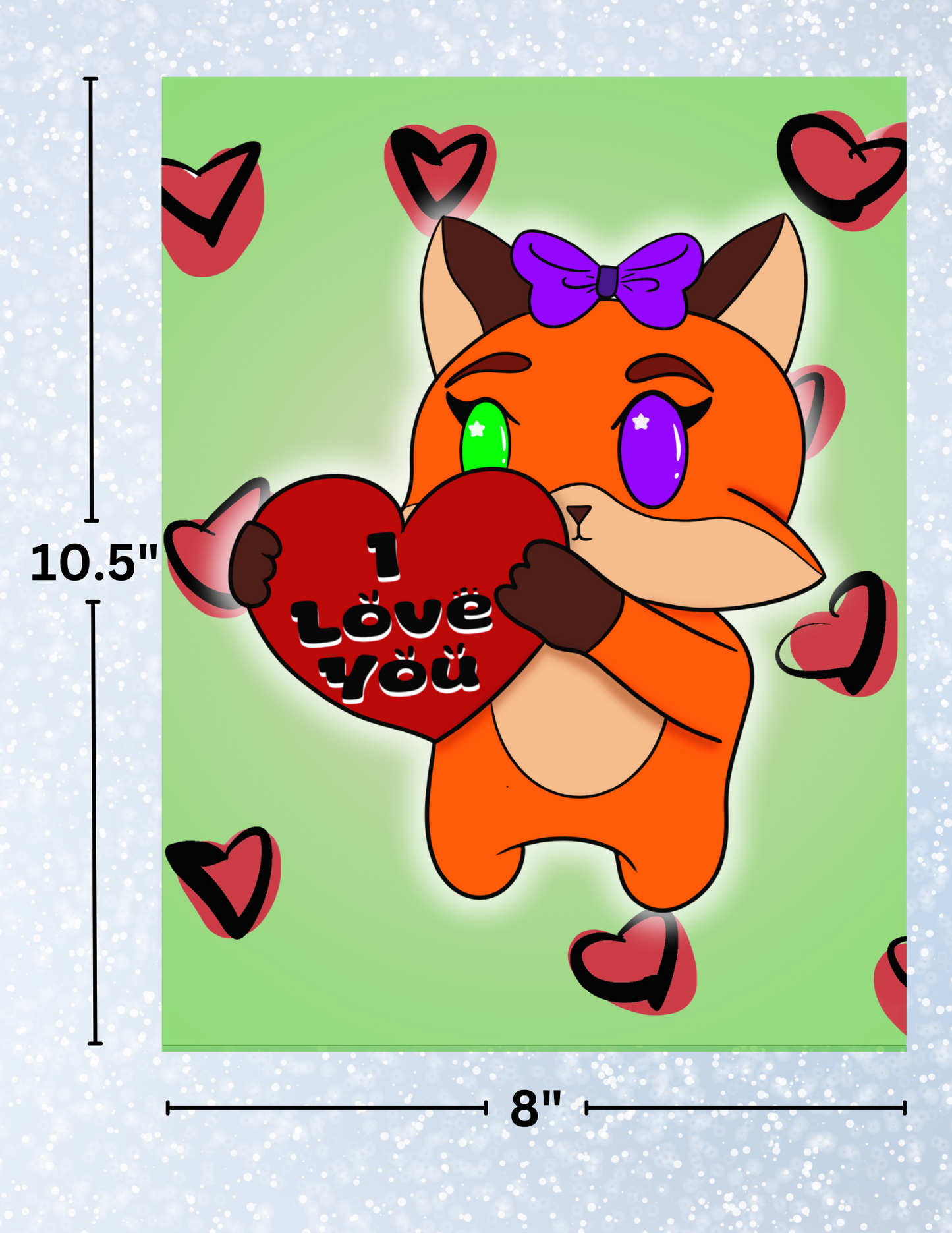 "Foxy Love" by Mrs Coffee Decorative Diamond Painting Release Papers