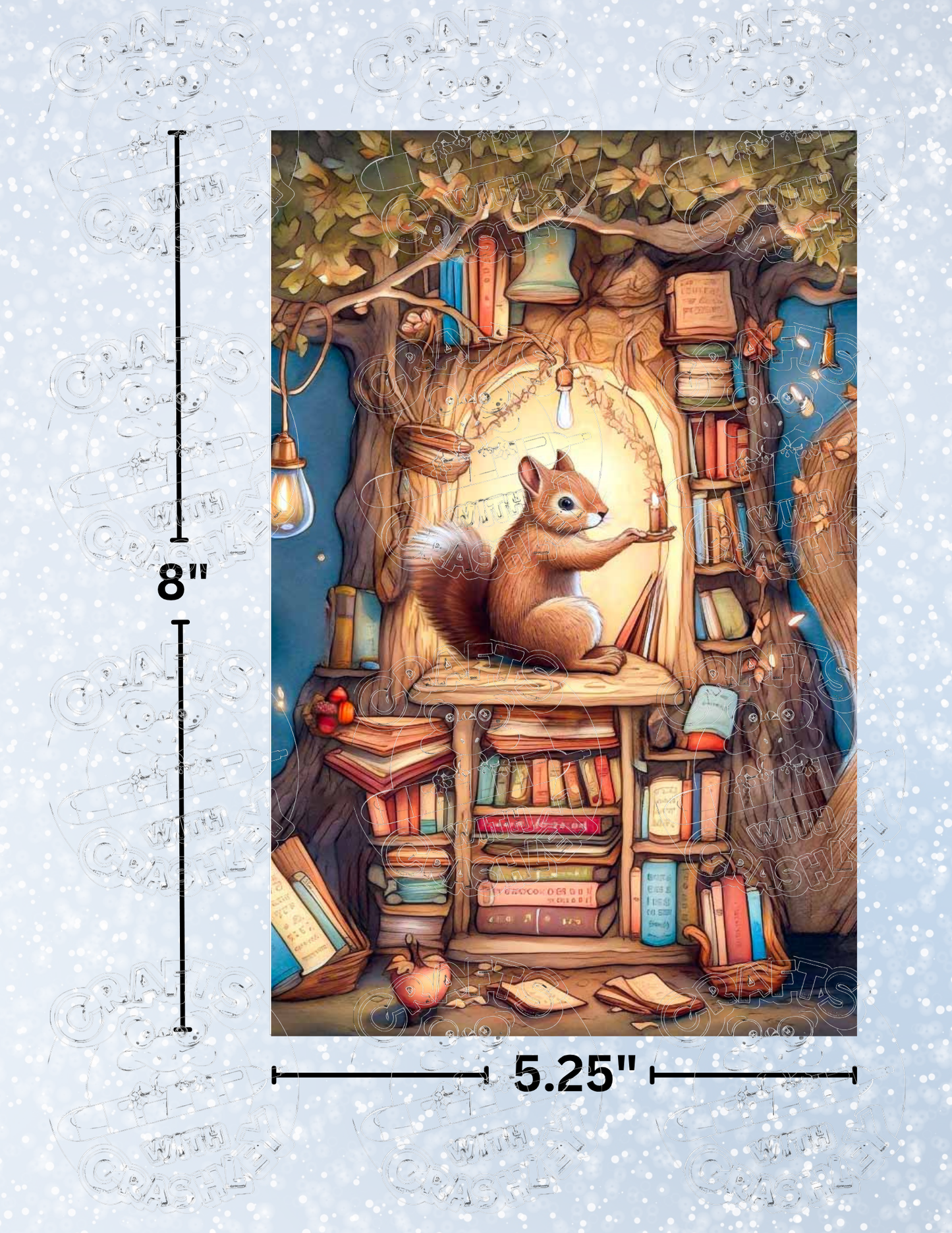 "Secret Library" by ©Stacy Deal Premium Decorative Release Papers for Diamond Painting