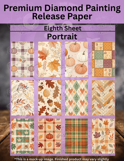 Cozy Fall Combo Pack Premium Release Paper for Diamond Painting