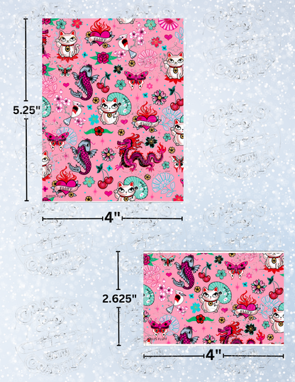 "Lucky Kitty" By ©Miss Fluff Decorative Diamond Painting Release Papers