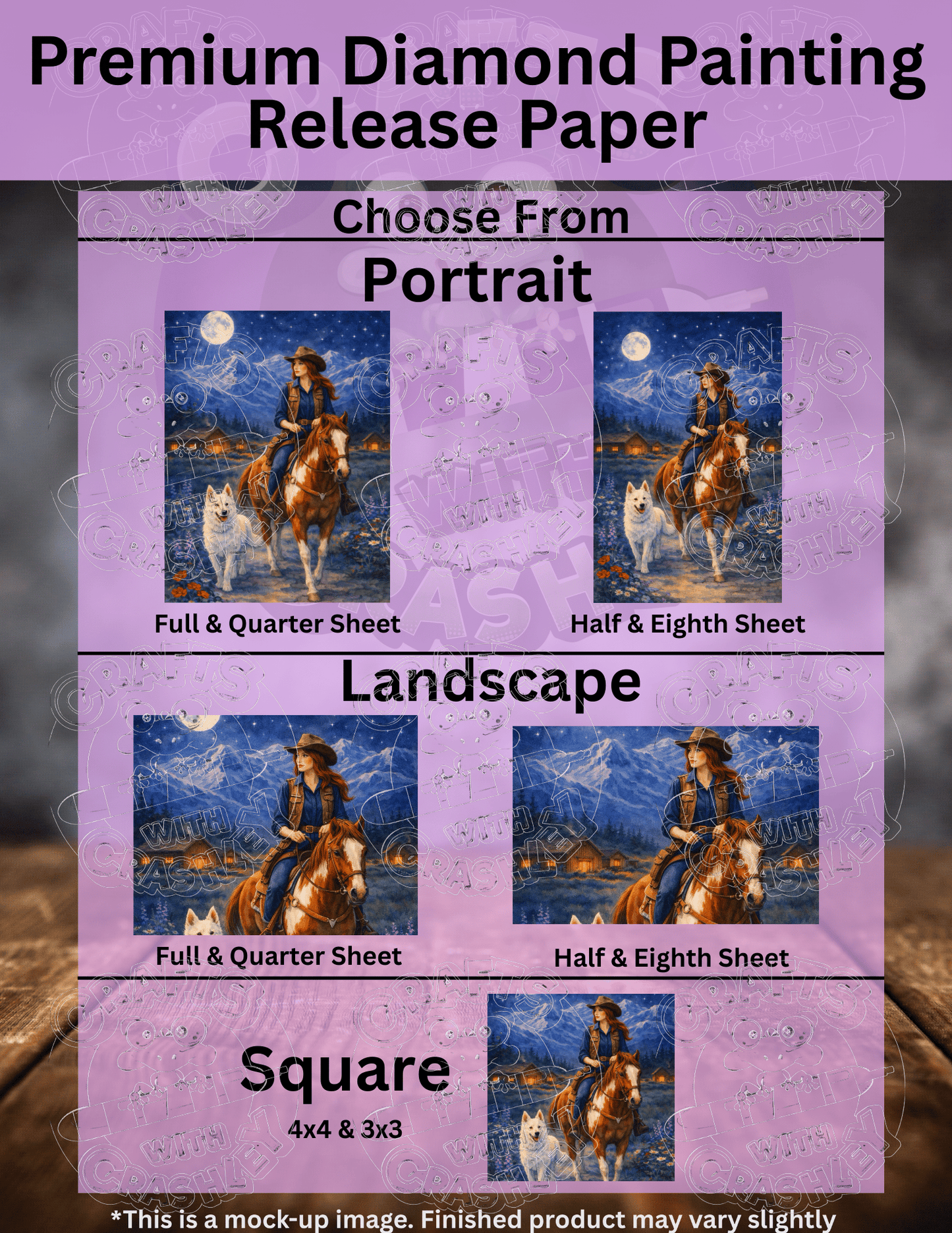 "Montana Moonlight" by ©RedNiN Gallery Premium Accessories for Diamond Painting