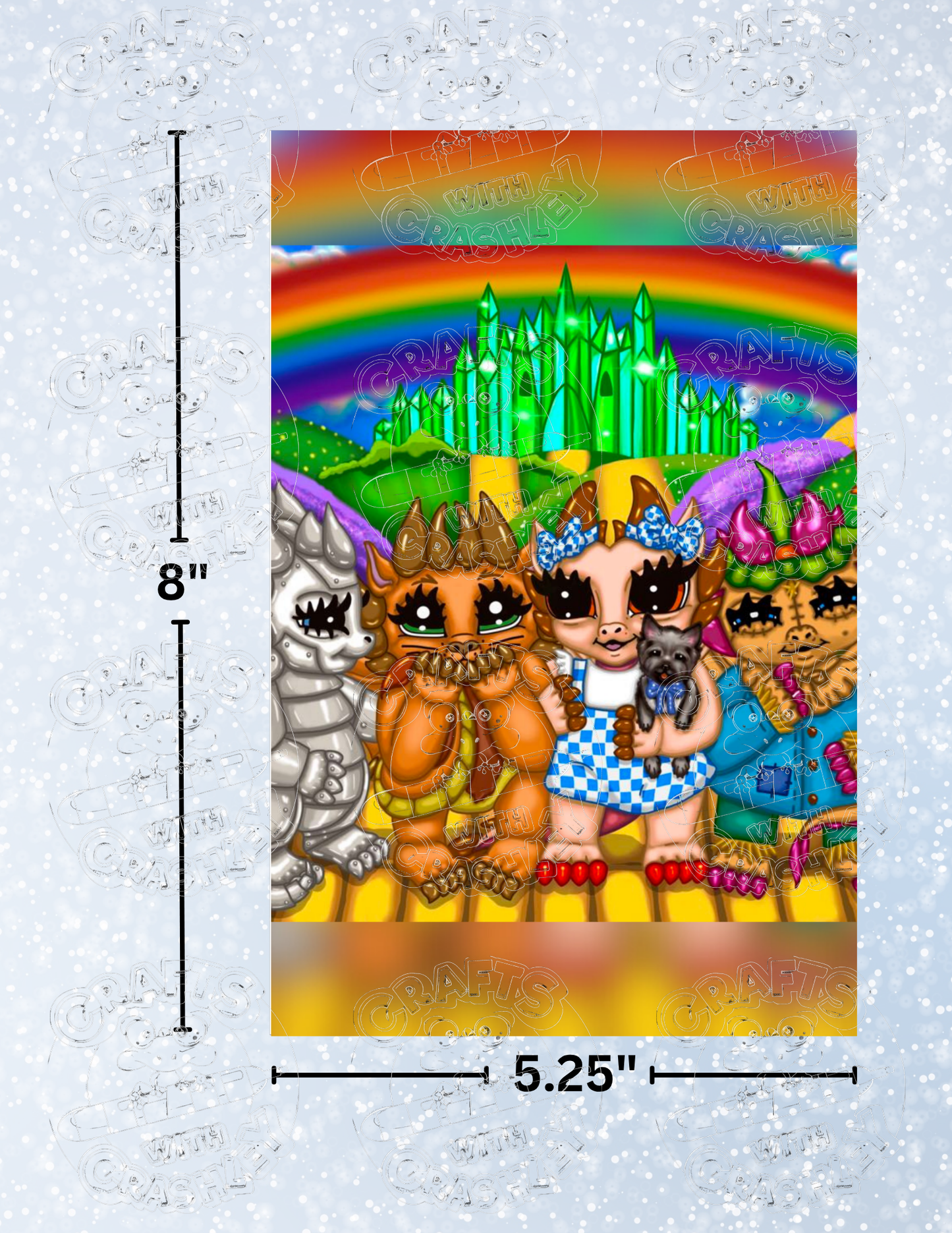 "Off to Emerald City" by ©Emma Casey Premium Decorative Release Papers for Diamond Painting